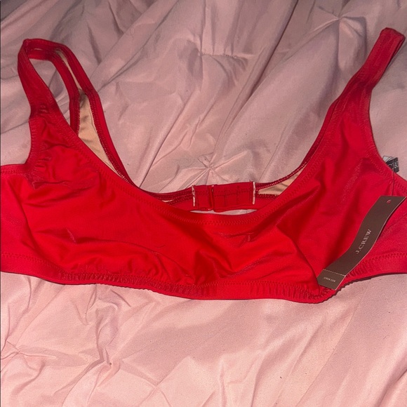 J. Crew Bold Red Bikini Top - Picture 1 of 3